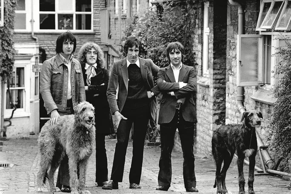 ART.COM Wall Photo The Who, with Dogs by Associated Newspapers, 18" x 12"
