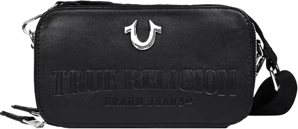 True Religion Camera Bag, Black