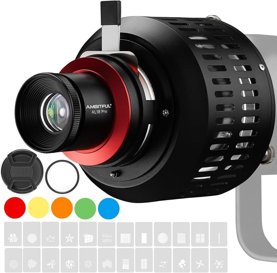 AMBITFULAL-18 Pro Bowens Mount Spotlight Optical Snoot Photography kit