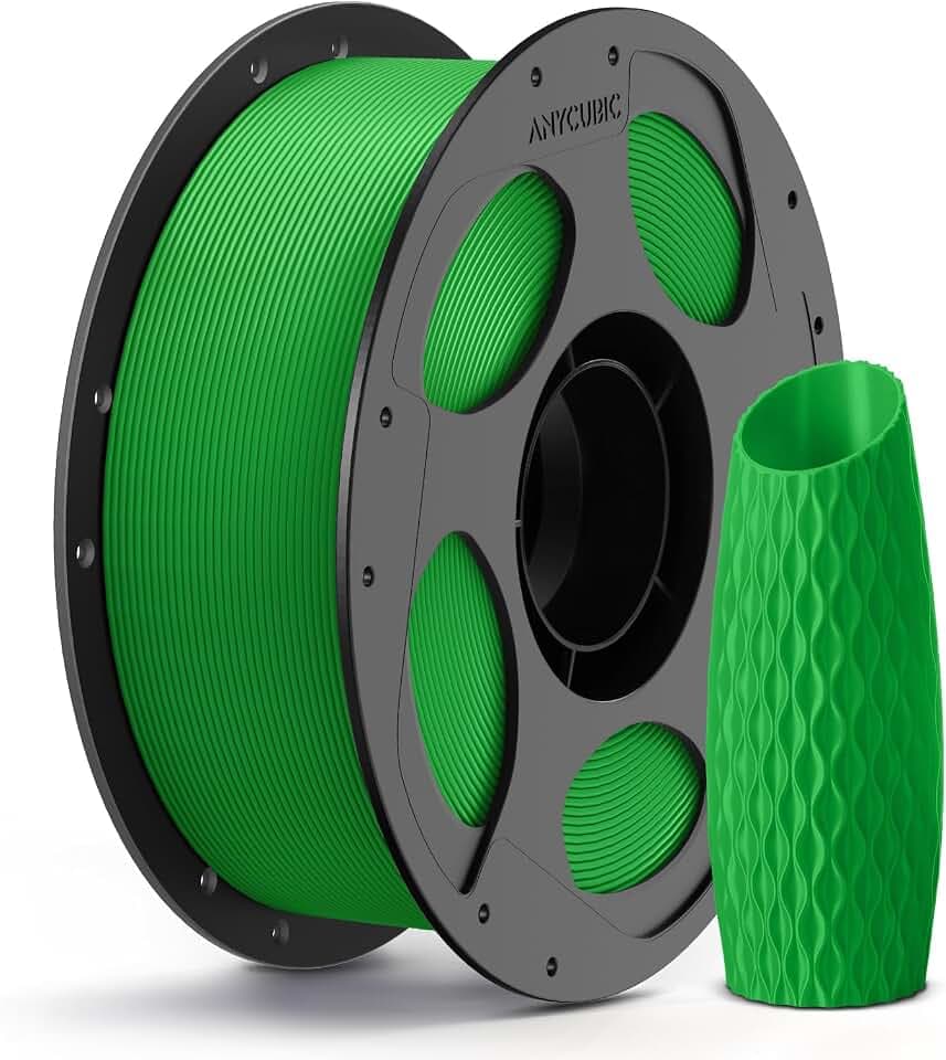 ANYCUBIC PLA Filament 1.75mm 1KG Klassisch Grün, Einfach zu drucken