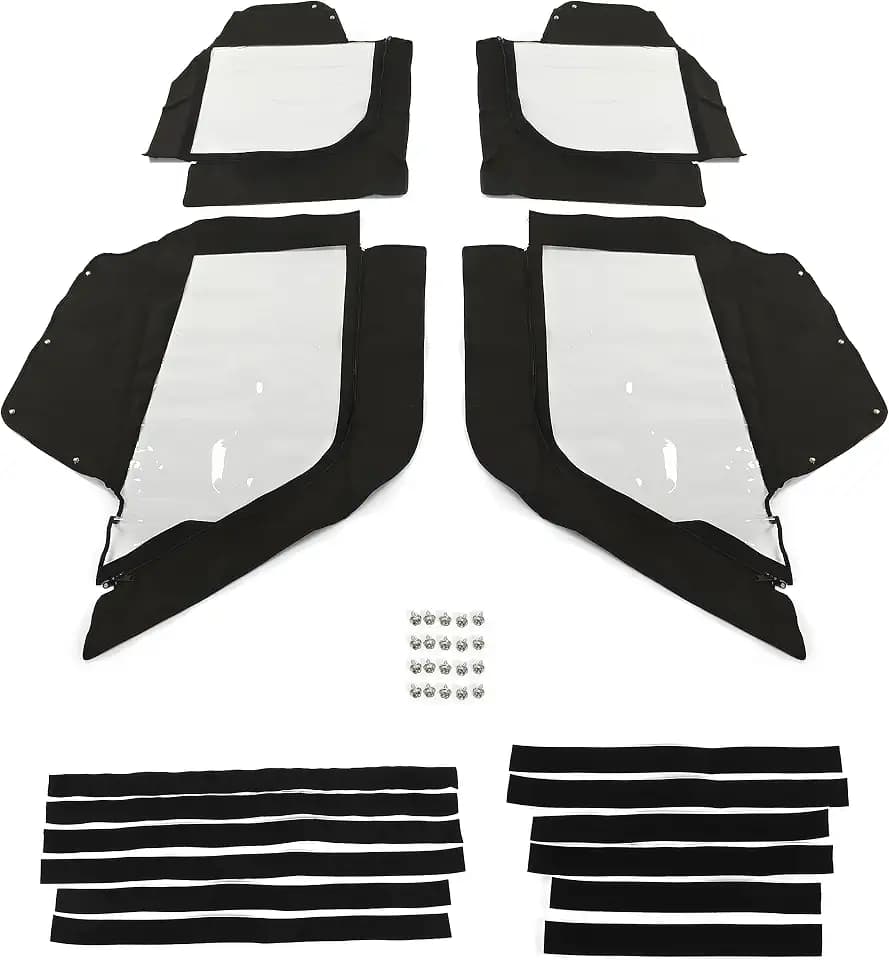 ALMULOO Soft Door Compatible with 2017-2022 Can-Am Defender Max-4 Models