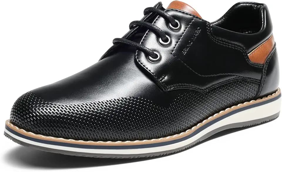 Bruno Marc Boy's Dress Casual Uniform Formal Shoes
