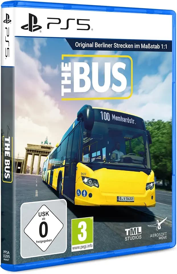 Aerosoft The Bus – Bus Simulator PS5 | Realistische Verkehrssimulation mit Berliner Streckennetz, verschiedenen Bussen & Karriere-Modus