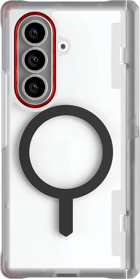 Ghostek Covert Clear Galaxy Z Fold 7 Case with Built-in Kickstand, MagSafe and Full Hinge Protection Designed for 2025 Samsung Galaxy Fold7 (8") (Clear)