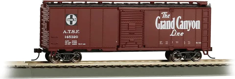 Bachmann Trains 40' Santa Fe Map Box Car - Grand Canyon - HO-Scale Train