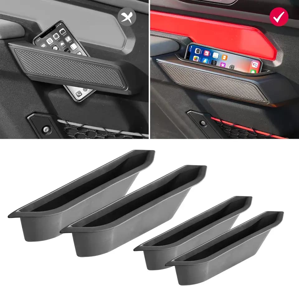 Mabett Door Handle Storage Organizer for 2021-2026 Ford Bronco 4-Door
