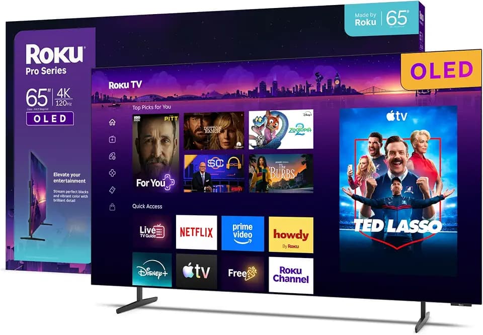 Roku 65-Inch Pro Series Smart TV | 4K OLED 120Hz | 2026 RokuTV