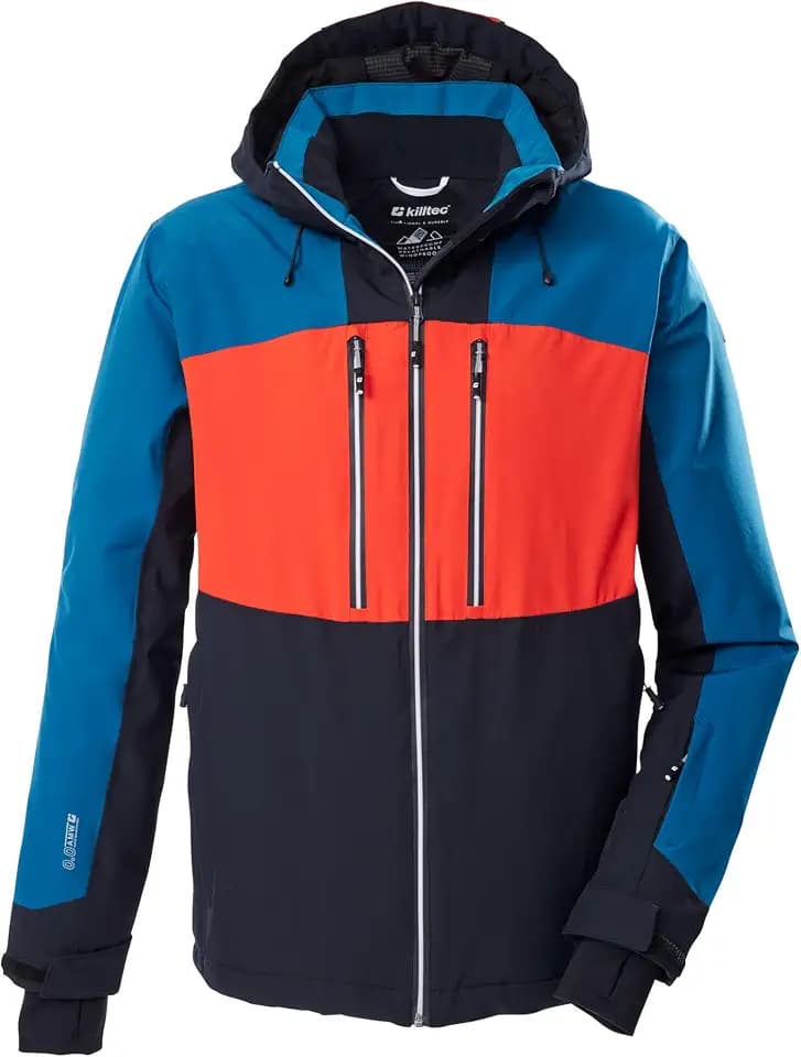 killtec Herren Ksw 465 Mn Ski Jckt Skijacke/Funktionsjacke mit abzippbarer Kapuze und Schneefang (1er Pack)