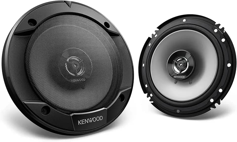 Kenwood KFC-1666S Car Stereo Speaker 6-1/2" 2-Way Speakers with Powerful Sound and Easy Installation - Elevate Your Car Audio