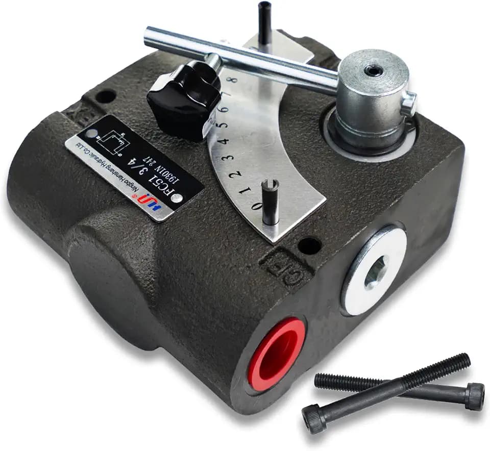 Hydraulic Adjustable Flow Directional Control Valve (3/4" NPT Port, 30 GPM, FC51 without Relief)