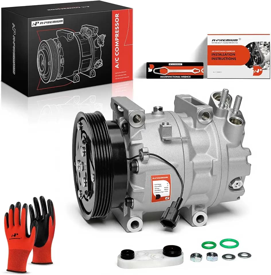 A-Premium Air Conditioner AC Compressor with Clutch