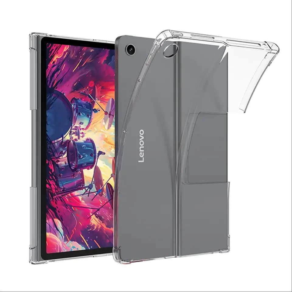GIOPUEY Hülle für Lenovo Tab Plus 11.5, Weiche TPU Rückenschale, Dünne Abdeckung, Airbag Schutz, Case Kompatibel mit Lenovo Tab Plus 11.5-Transparentes