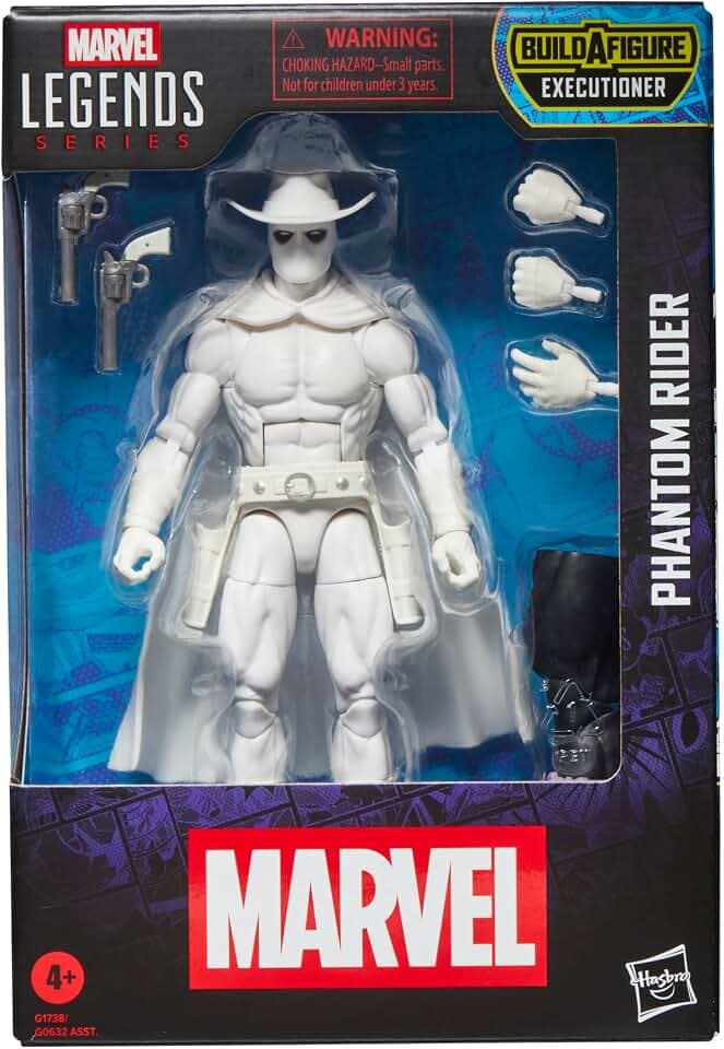 Marvel Legends Series Phantom Rider, Ghost Rider and Avengers Comics Collectible 6-Inch Scale Action