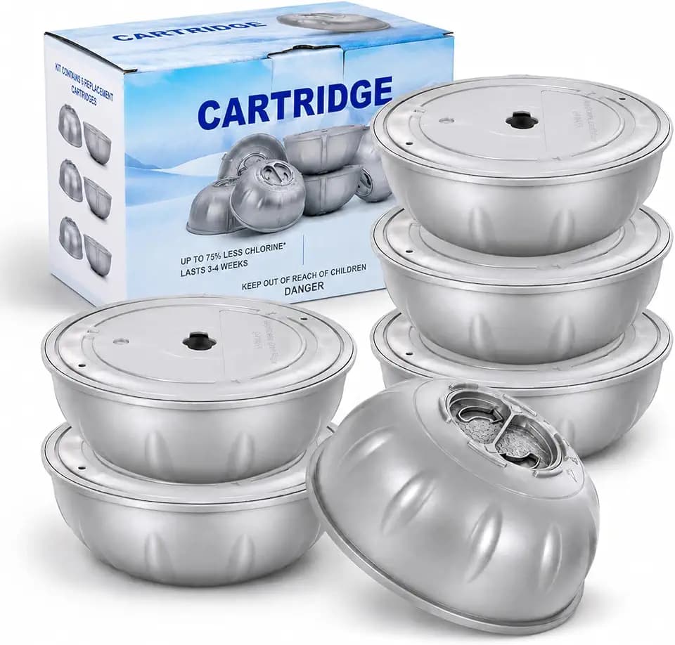 6 Pack Hot Tub Replacement Cartridges Fits Frog Ease Floating System