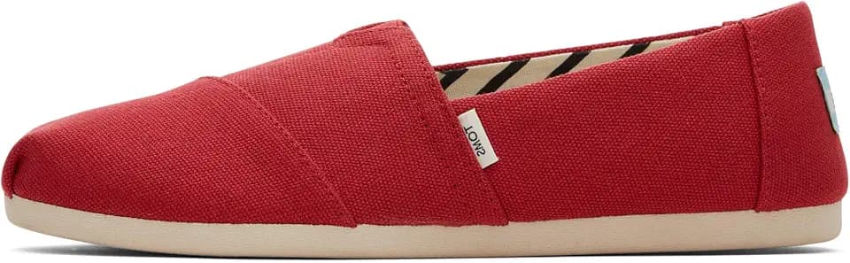 TOMS Women's Alpargata Classic Espadrille, Recycled Cotton Canvas Upper