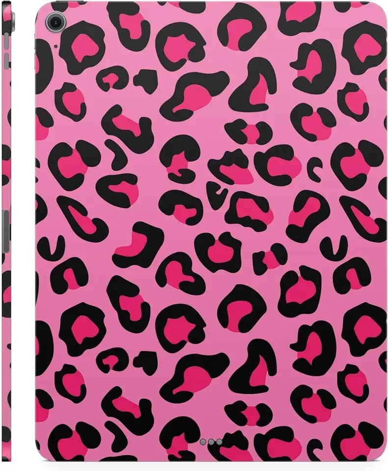 Tablet Skin Compatible with Apple iPad Air 13 (M2) 2024 - Pink Leopard - Premium 3M Vinyl Protective Wrap Decal Cover - Easy to Apply | Crafted in The USA by MightySkins