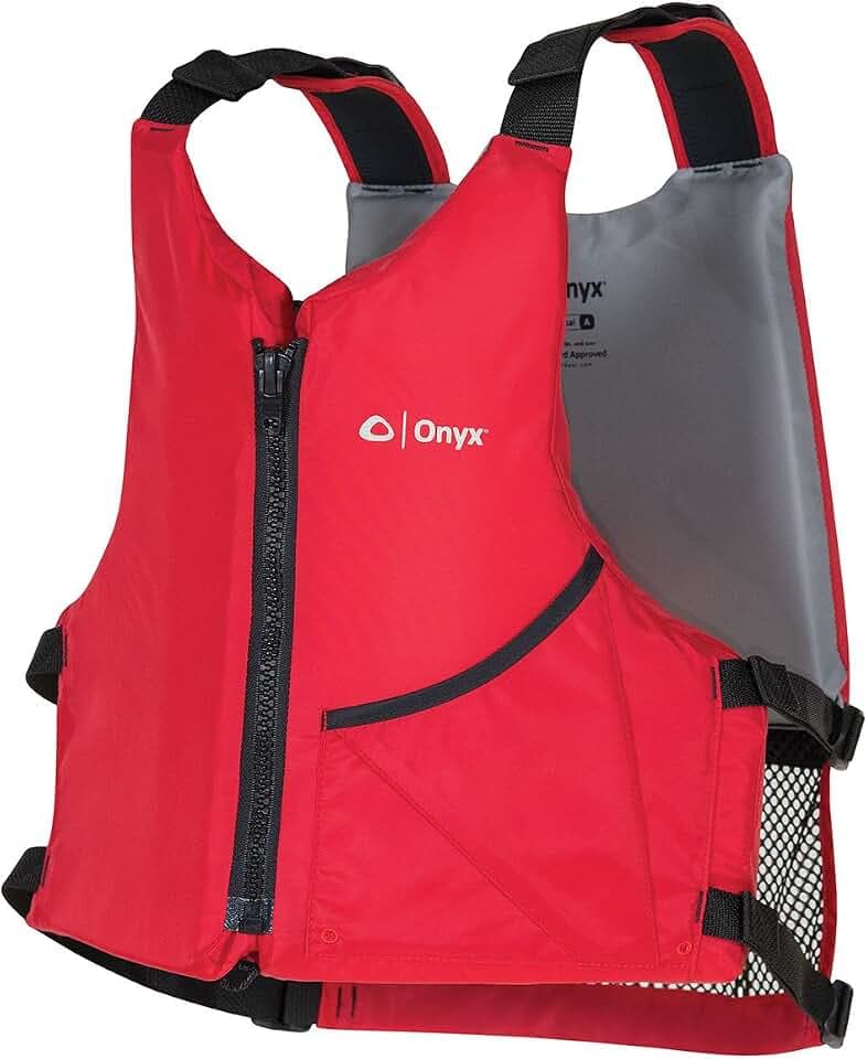Onyx Universal Paddle Life Jacket, USCG & TC Approved Adult PFD