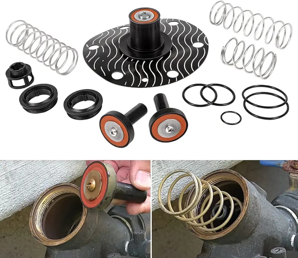 3/4"-1" Complete Repair Kit Fits Replace for Zurn Wilkins 975XL and 975XL2 Replacement，Complete Backflow Repair Kit