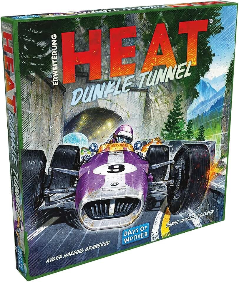 Asmodee, Heat – Dunkle Tunnel, Strategisches Kennerspiel, Deutsch