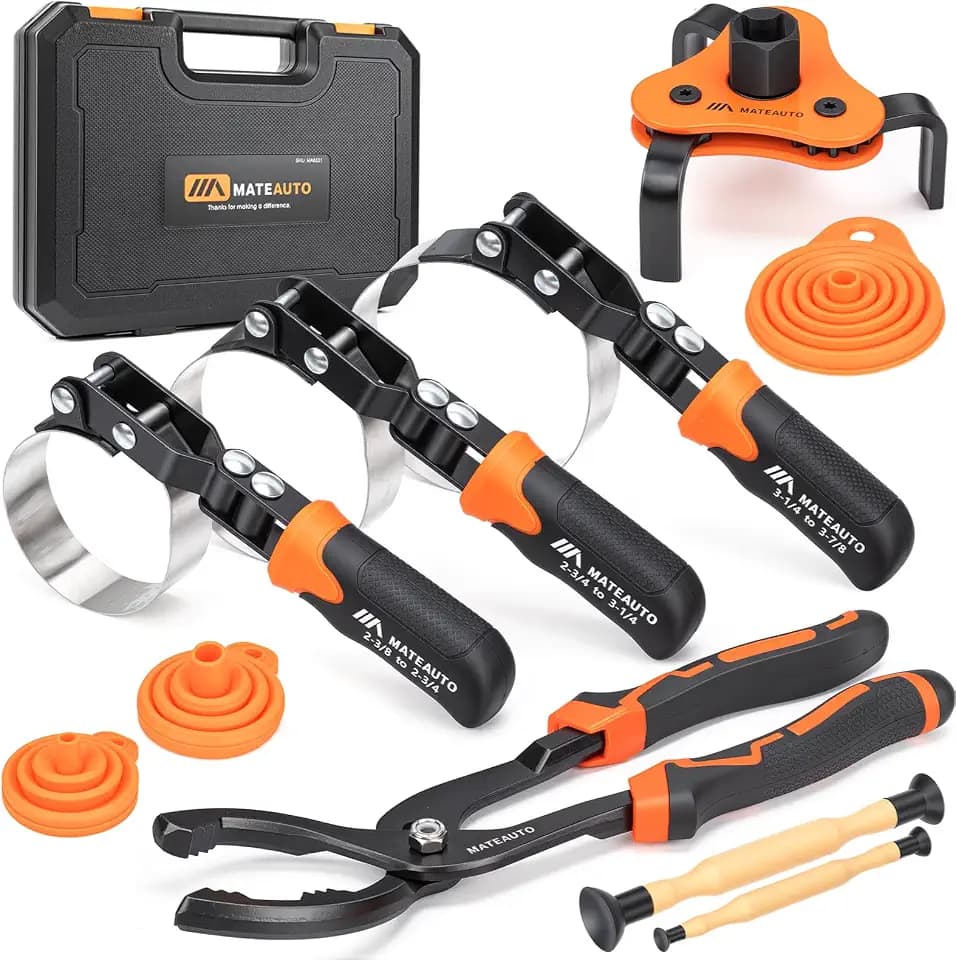 11-Piece Medium Size Oil Filter Wrench Set