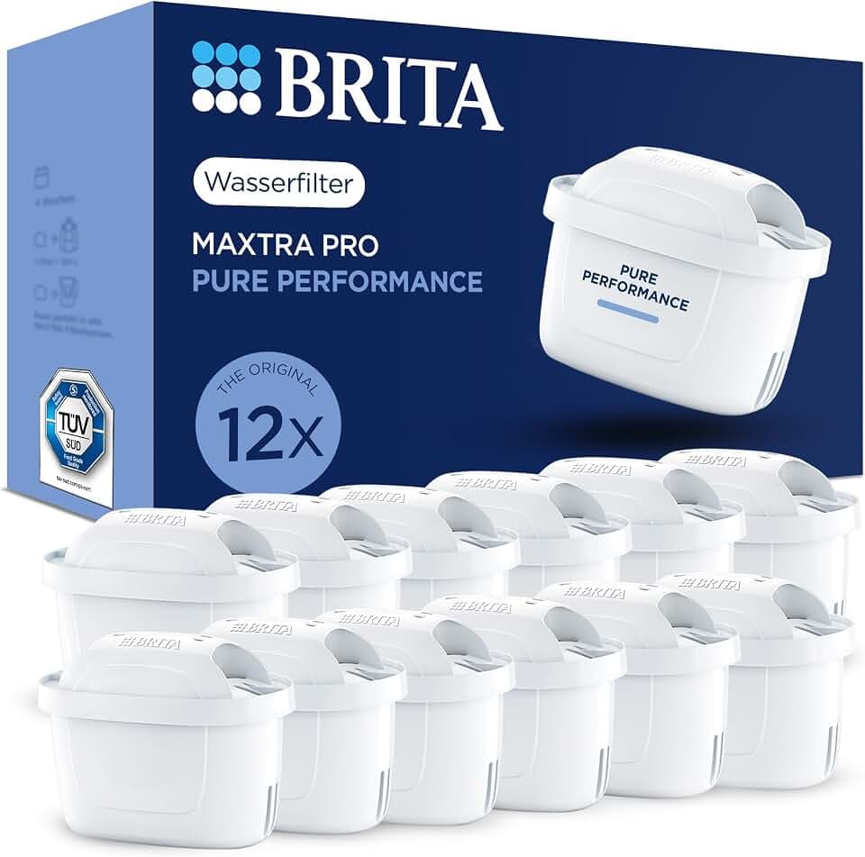 BRITA Wasserfilter-Kartuschen MAXTRA PRO Pure Performance - 12er-Pack