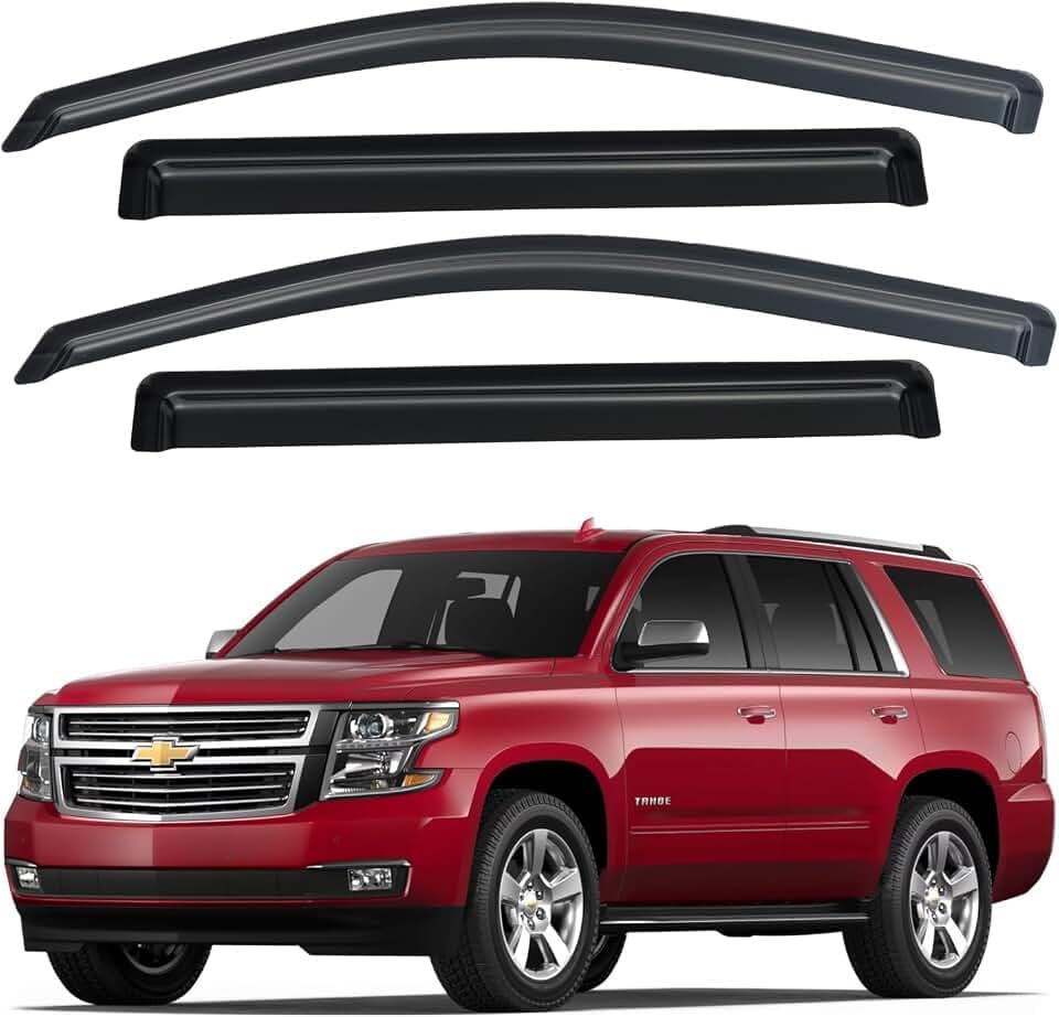 Window Visors Rain Guards for 2015-2020 Chevy Tahoe/GMC Yukon