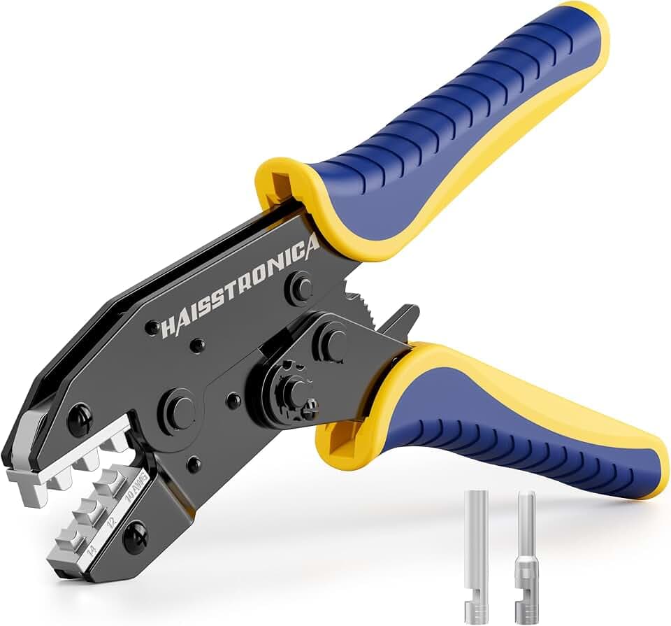 haisstronica Crimping Tool for Solar Connectors, AWG 14 12 10
