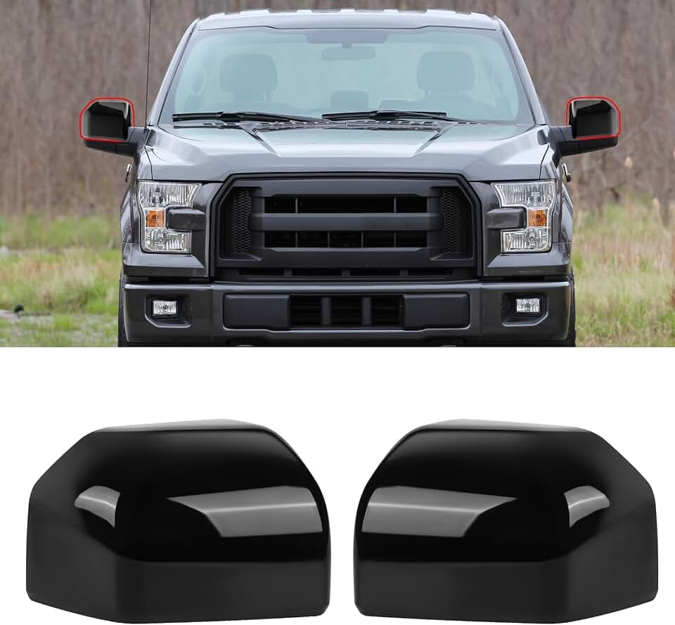 Moonlinks Compatible with 2015-2020 Ford F150 Side Mirror Cover Replacement