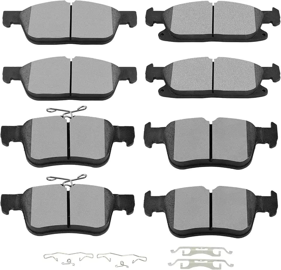 SCITOO D1818 D1833 Front Rear Ceramic Brake Pads Sets For Ford For Edge