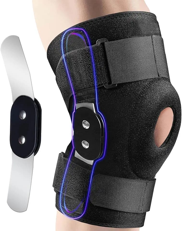 Knieschützer mit Scharnier für effektive Linderung bei ACL-Verletzungen, Arthritis, Meniskusrissen und Tendinitis-Schmerzen - Für Männer und Frauen