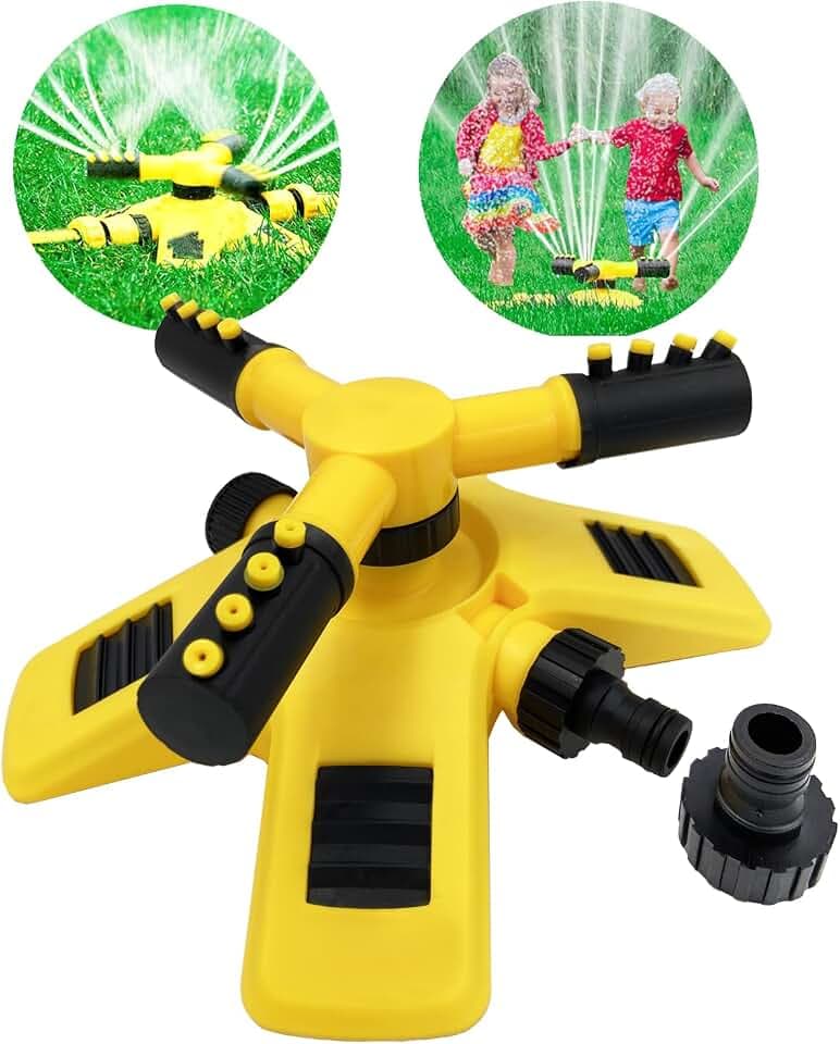 Wassersprinkler,Sprinkler Spielzeug für Kinder,Wasserspielzeug Garten,Rasensprenger,Wassersprenger,Outdoor,X Form