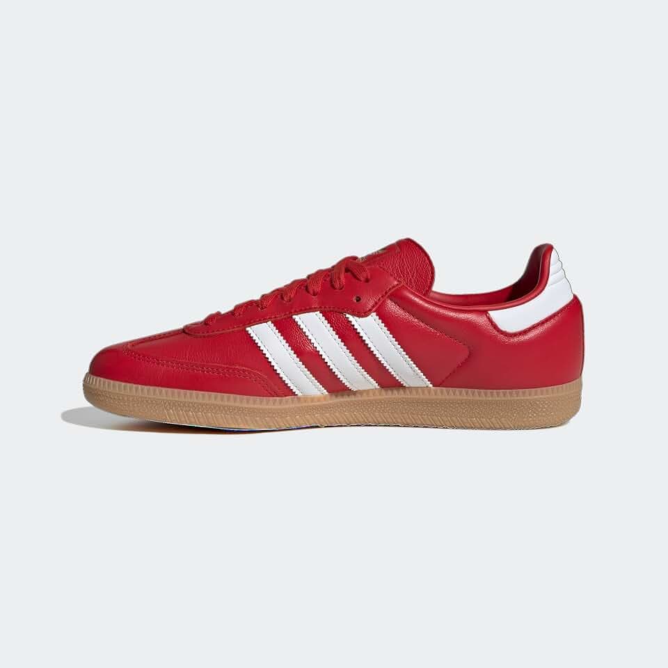 adidas Men's Samba OG Better scarletFtwr White/Gum 3 9 US