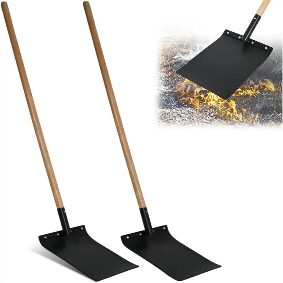 lukar 2 Pcs Fire Swatter Fire Flapper with Handle, Fire Swatter Flap Tool