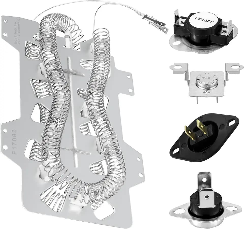 Upgraded DVE45R6100C/A3 DVE45R6100W/A3 DVE45R6100P/A3 Dryer Heating Element
