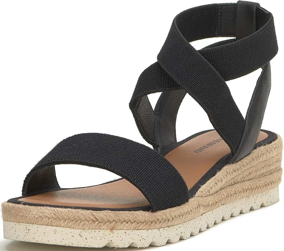 Lucky Brand Women's Thimba Cross Strap Espadrille Sandal
