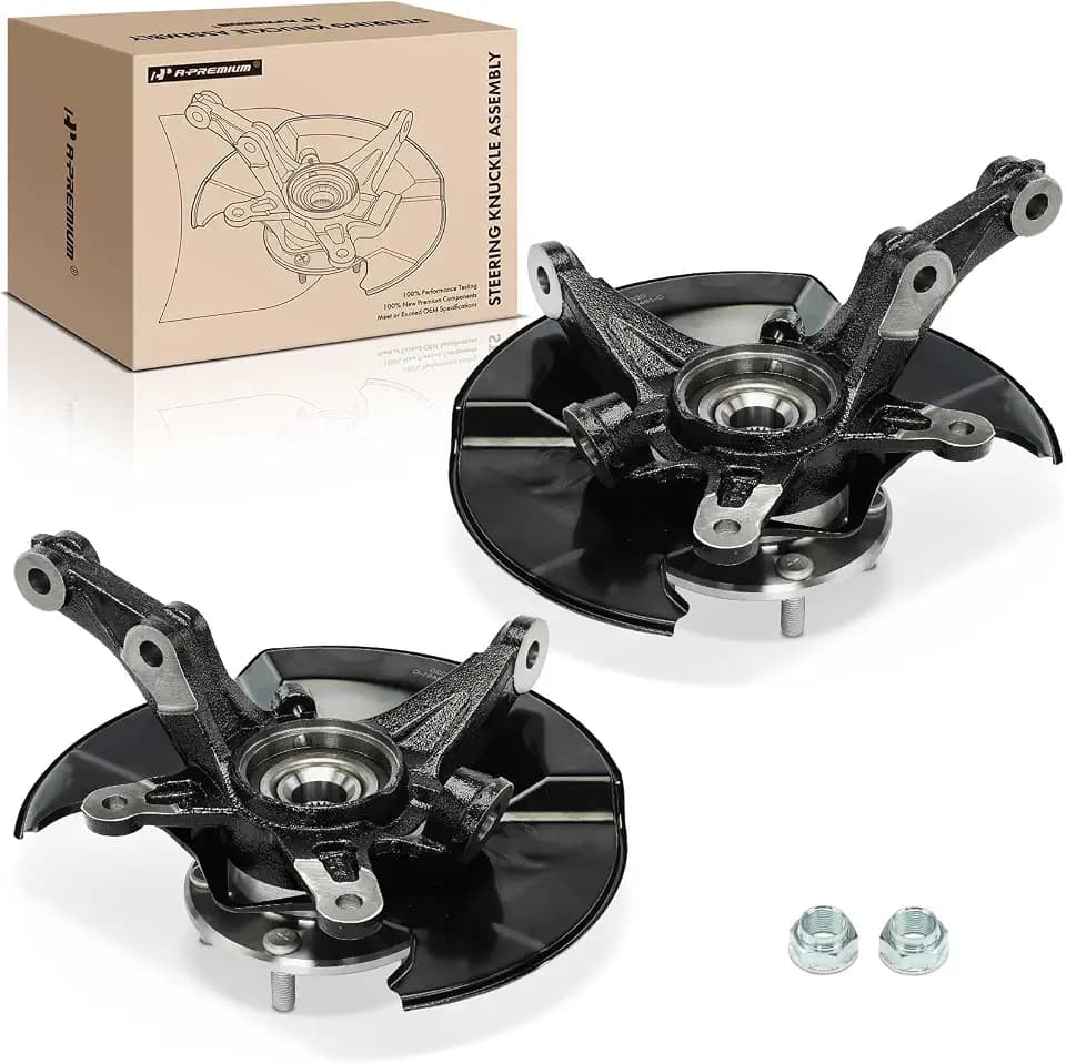 A-Premium Front Left & Right Steering Knuckle & Wheel Bearing Hub Assembly