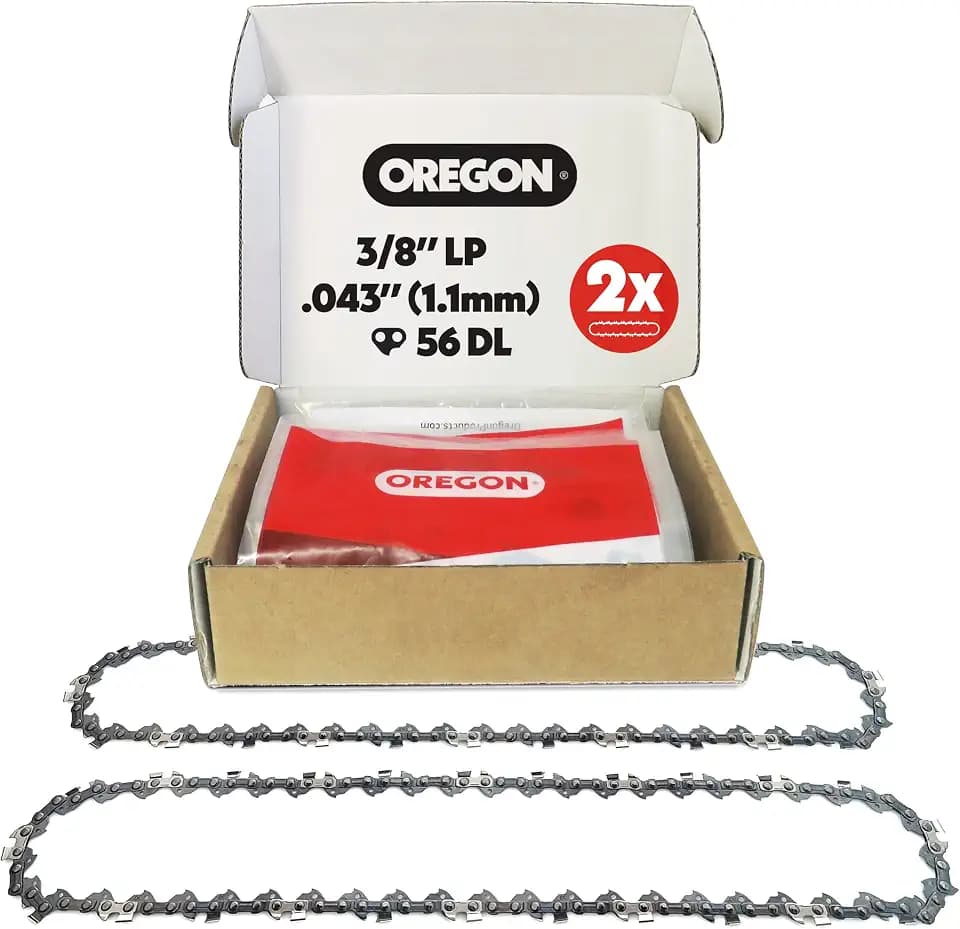 Oregon Saw Chain for 40 cm Sword, 3/8 Inch LP, 1.1 mm Thickness, 56 Drive Links