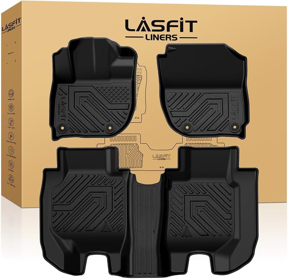 LASFIT All Weather Floor Mats for Honda HRV 2016-2022【AWD&FWD】