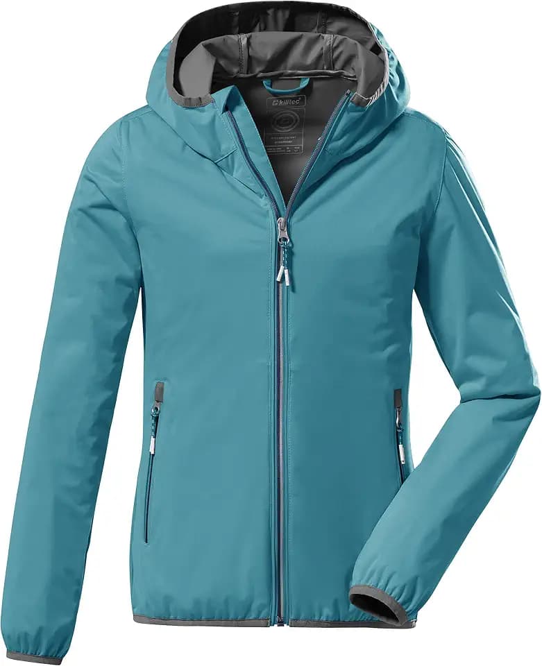 Killtec Mädchen Kos 164 Grls Jckt Lightweight Jacke mit Stehkragen, packbar