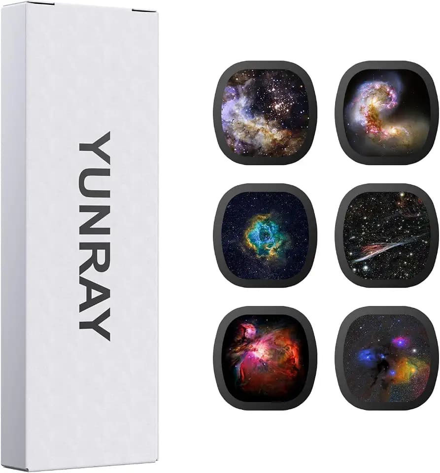 YUNRAY Galaxy Projector Disc – Ultra HD Projector Slide, Compatible with YUNRAY Galaxy Projector Pro and Model SKE-TKQ01 & BL-DQY02 (Pro Version) Projectors – 6 Disc Set
