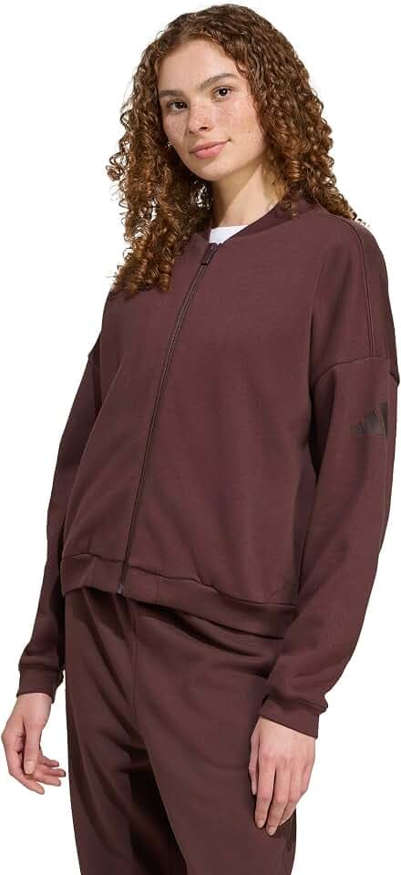adidas Women's Essentials Contemporary Logo Bomber Jacket