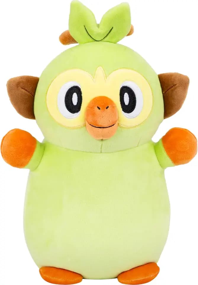 Squishmallows Original Pokémon 10in Grookey HugMees – Ultrasoft Official Jazwares Plush (Medium-Sized)