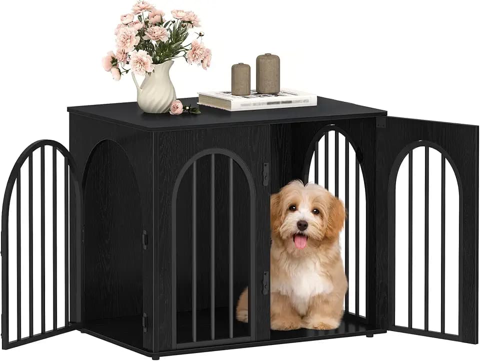 Hzuaneri 26.8'' Dog Crate Furniture,Dog Kennel Indoor for Small Dogs