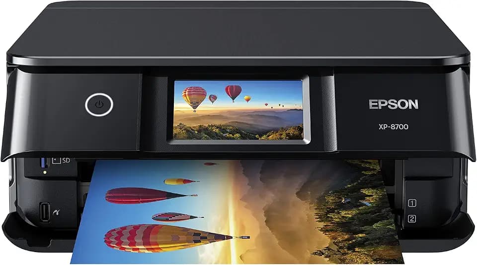 Epson Expression Photo XP-8700 Wireless Color All-in-One Inkjet Printer
