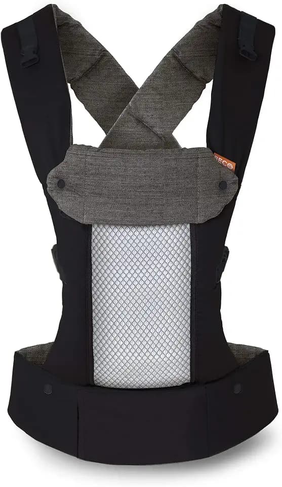 Beco 8 Babytrage Neugeborene bis Kleinkind, Mesh, 3-20 kg, Schwarz
