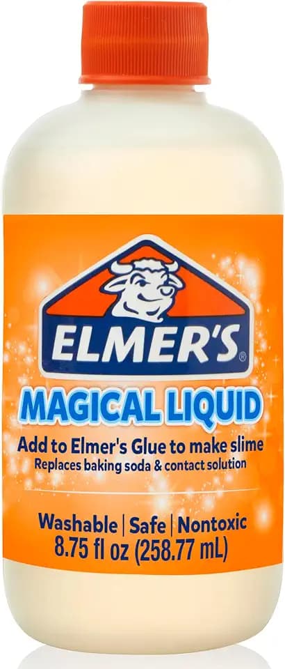 Elmer's Magical Liquid, Slime Activator Solution, Updated Formula for Double Slime Output, Safe, Washable, 8.75 fl oz - Kids Activity, Arts & Crafts, #1 Teacher Brand