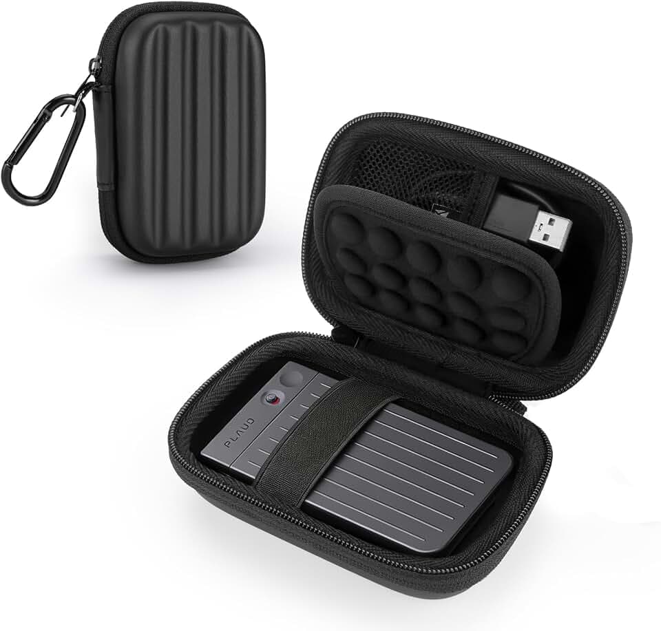 Hard Case for PLAUD Note/Note Pro AI Voice Recorder, Vertical Stripe Design