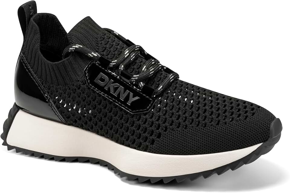 DKNY Womens Nantes Lace Up Sneaker