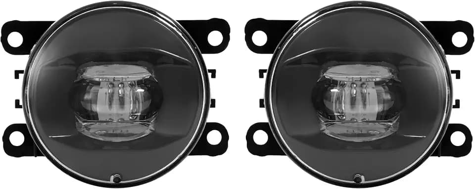 ALMULOO Fog Light Kit Bracket Clear Lens Compatible with 2015-2017 Mustang