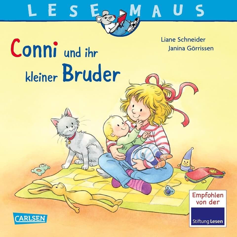 LESEMAUS 23: Conni und ihr kleiner Bruder: Liebenswertes Bilderbuch über Geschwisterchen für Kinder ab 3 (23)